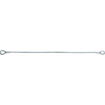 ＴＲＵＳＣＯ　ワイヤロープスリング　Ｅタイプ　アルミロック　６ｍｍ×１．５ｍ　ＴＷＥＬ－６Ｓ１．５　１本