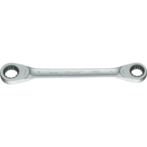 【クリックで詳細表示】ゲドレー ダブルラチェットめがねレンチ 12×13mm 2306786 1個 2306786