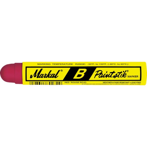 ＬＡ－ＣＯ　Ｍａｒｋａｌ　工業用マーカー　ペイントスティック　Ｂ　赤　８０２２２　１本1