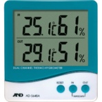 Ａ＆Ｄ　デュアルチャンネル温度・湿度計　ＡＤ５６４８Ａ　１個