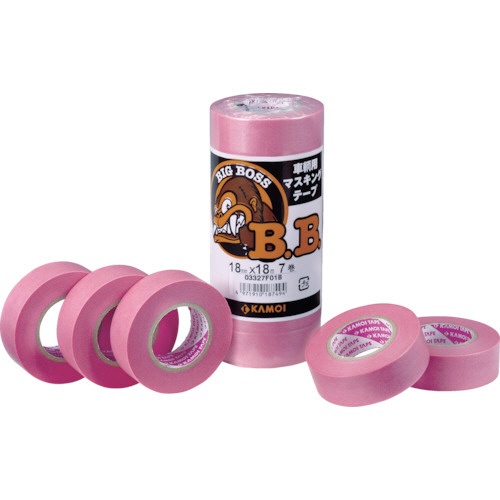 カモ井加工紙　マスキングテープ車両塗装用　ＢＩＧＢＯＳＳＪＡＮ－１２　１パック（１０巻）1