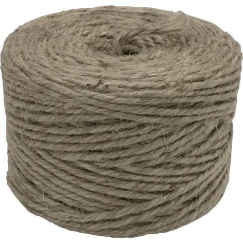 ユタカメイク　荷造り紐　ジュート麻　１４番　３本撚×５５ｍ　１００ｇ　Ｍ－１２６　１巻1
