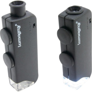 池田レンズ工業　ＬＥＤライト付　小型顕微鏡　８３４　１個1