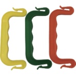 ユタカメイク　梱包用品　イージーホルダー　４５ｍｍ×８２ｍｍ　黄・緑・赤　ＫＯ－０１　１パック（３個：各色１個）