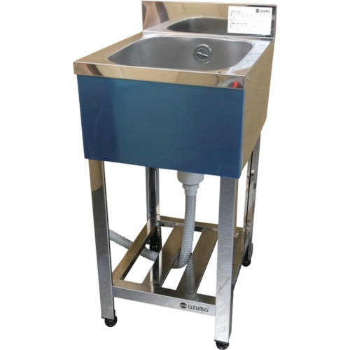 東製作所　一槽シンク（ホース付）　４００×４５０×８００　ＫＰ１－４００　１台1