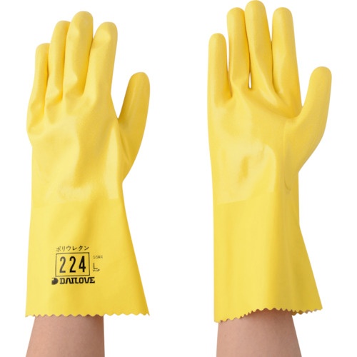 ダイヤゴム　耐溶剤用手袋　ダイローブ２２４（Ｌ）　Ｄ２２４Ｌ　１双1