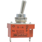 ＮＫＫスイッチズ　トグルスイッチ　はんだ端子　単極ＯＮ－ＯＦＦ　Ｓ－１Ａ　１個