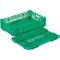 岐阜プラスチック工業　リス　ＲＳコンテナー　ＲＳ－ＭＭ２９（薄型折りたたみコンテナー）　緑　ＲＳ－ＭＭ２９－Ｇ　１台