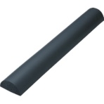 ＴＲＵＳＣＯ　安心クッション　半円型　０．９ｍ　ライトグレー　ＴＡＣ－１４７　１本