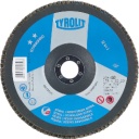 【１０枚単位でご注文ください】　ＴＹＲＯＬＩＴ　フラップディスク　スタンダードタイプ　１２５ｍｍ　＃１２０　５３７１１１　１枚