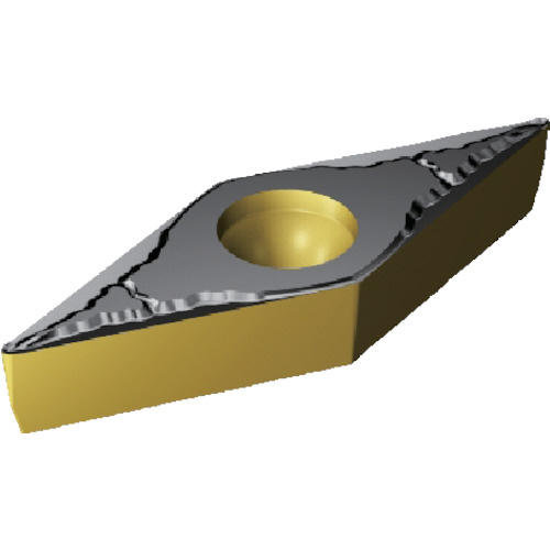 【クリックで詳細表示】サンドビック コロターン107 旋削用ポジ・チップ 3210 VBMT160404-KM-3210 1個 VBMT160404-KM-3210