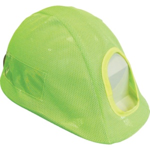 グリーンクロス　メッシュヘルメットカバー　蛍光黄緑　１１２１－８００１－１１　１枚1
