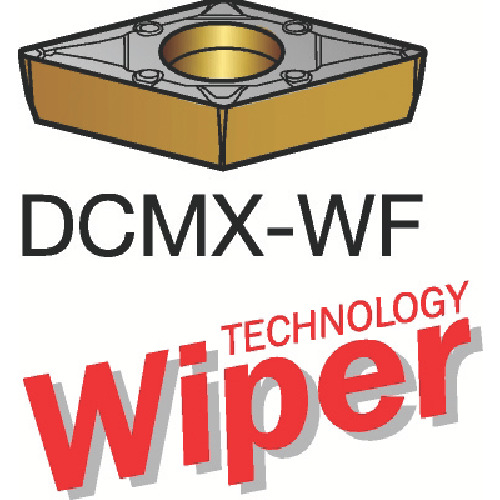 【クリックで詳細表示】サンドビック コロターン107 旋削用ポジ・チップ 3210 DCMX 11 T3 04-WF-3210 1個 DCMX 11 T3 04-WF-3210