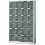 ＴＲＵＳＣＯ　シューズケース　２４人用　１０５０×３８０×Ｈ１７００　棚付　透明　ＳＣ－２４ＷＰＣ－Ｌ　１台