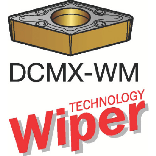 【クリックで詳細表示】サンドビック コロターン107 旋削用ポジ・チップ 3210 DCMX 11 T3 08-WM-3210 1個 DCMX 11 T3 08-WM-3210