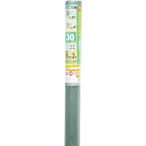 ダイオ化成　網戸用張替ネット　３０メッシュ　９１ｃｍ×２ｍ　グレイ　２０２２９９　１本1