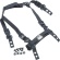チームウエンディ　カムフィット　Ｈバック　リテンション　ブラック　Ｓ／Ｍ　２１－ＨＮ２１　１組1