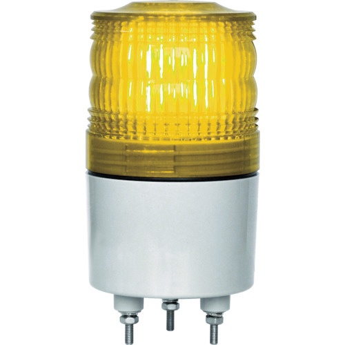 日惠製作所　ニコトーチ７０　ＶＬ０７Ｒ型　ＬＥＤ回転灯　７０パイ　黄　ＶＬ０７Ｒ－Ｄ２４ＮＹ　１台1