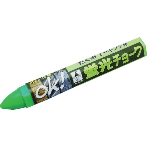 たくみ　蛍光チョーク緑　６４０３　１本1