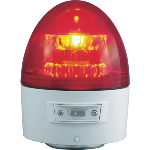 日惠製作所　ニコカプセル　ＶＬ１１Ｂ型　ＬＥＤ回転灯　１１８パイ　赤　ＶＬ１１Ｂ－００３ＡＲ　１台1