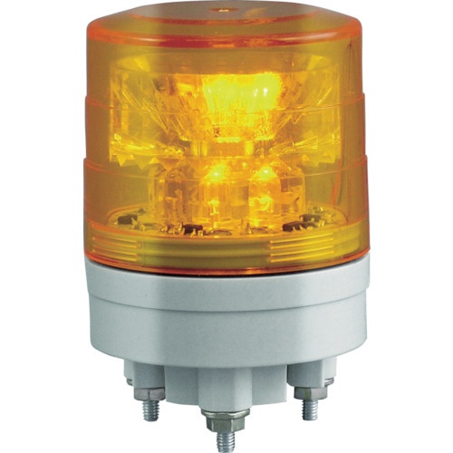 日惠製作所　ニコスリム　ＶＬ０４Ｓ型　ＬＥＤ回転灯　４５パイ　黄　ＶＬ０４Ｓ－０２４ＮＹ　１台1