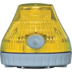 日惠製作所　ニコＰＯＴ　ＶＬ０８Ｂ型　ＬＥＤ回転灯　８０パイ　黄　ＶＬ０８Ｂ－００３ＤＹ　１台