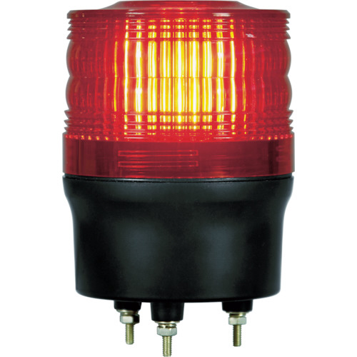 【クリックで詳細表示】日惠製作所 ニコトーチ90 VL09R型 LED回転灯 90パイ 赤 VL09R-100NR 1台 VL09R-100NR