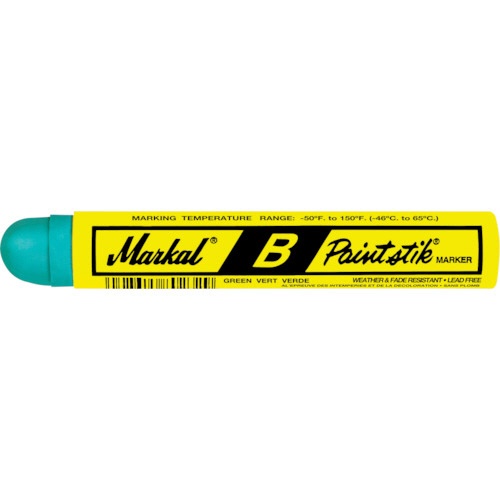 ＬＡ－ＣＯ　Ｍａｒｋａｌ　工業用マーカー　ペイントスティック　Ｂ　緑　８０２２６　１本1
