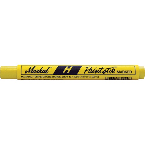 ＬＡ－ＣＯ　Ｍａｒｋａｌ　耐熱マーカー　ペイントスティック　Ｈ　黄　１０７－５９３　８１０４１　１本1