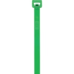 サピゼルコ　セルフィット　カラーケーブルタイ緑　２．５ｍｍ×１００ｍｍ　ＳＥＬ．１２．２０２Ｒ　１パック（１００本）