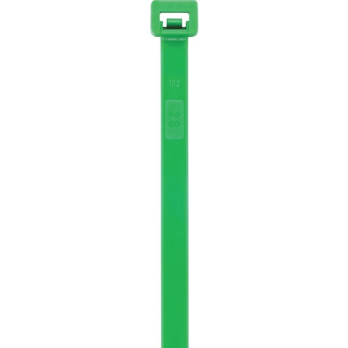 サピゼルコ　セルフィット　カラーケーブルタイ緑　２．５ｍｍ×１００ｍｍ　ＳＥＬ．１２．２０２Ｒ　１パック（１００本）1