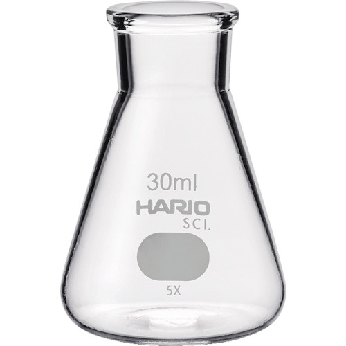 ハリオサイエンス　三角フラスコ　目安目盛付　３０ｍｌ　ＳＦ－３０－ＳＣＩ　１個1