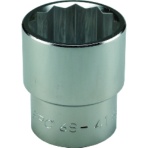 フラッシュツール　ソケット　１２角　差込角１９．０ｍｍ　対辺１９ｍｍ　６Ｓ－１９　１個