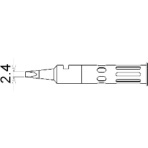 宝商　ミニ用コテ先巾２．４ｍｍ　７１－０１－０２　１本