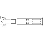 宝商　ミニ用ホットブローチップ内径φ４．７　７１－０１－５２　１本