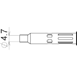 宝商　ミニ用ホットブローチップ内径φ４．７　７１－０１－５２　１本1