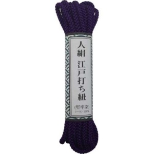 ユタカメイク　江戸打ち紐　中丸　約３ｍ　紫　ＡＲ－１１１０　１個1