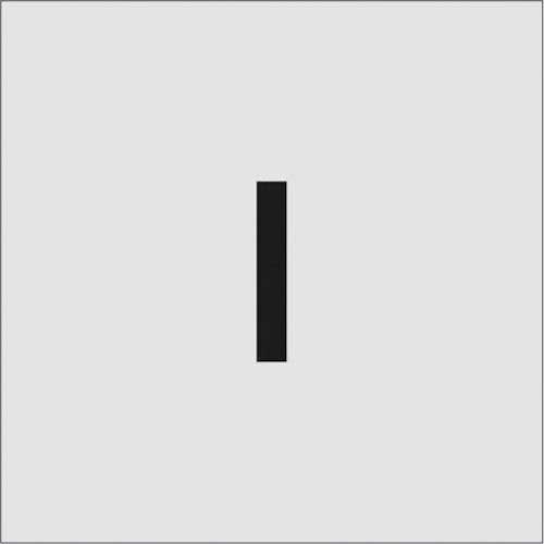 アイマーク　ステンシル　Ｉ　文字サイズ５０×４０ｍｍ　ＡＳＴ－Ｉ５０４０　１枚1