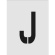 アイマーク　ステンシル　Ｊ　文字サイズ２５０×１２５ｍｍ　ＡＳＴ－Ｊ２５０１２５　１枚1