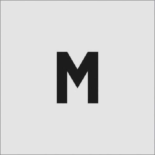 アイマーク　ステンシル　Ｍ　文字サイズ５０×４０ｍｍ　ＡＳＴ－Ｍ５０４０　１枚1