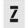 アイマーク　ステンシル　Ｚ　文字サイズ２５０×１２５ｍｍ　ＡＳＴ－Ｚ２５０１２５　１枚1