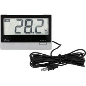 シンワ測定　デジタル温度計　Ｓｍａｒｔ　Ｂ　室内・室外　防水外部センサー　７３１１７　１個