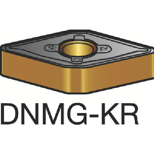 【クリックで詳細表示】サンドビック T-Max P 旋削用ネガ・チップ 3210 DNMG 15 04 12-KR-3210 1個 DNMG 15 04 12-KR-3210