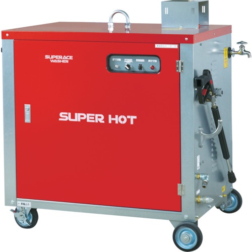 スーパー工業　モーター式高圧洗浄機（温水タイプ）　ＳＨＪ－１５１０Ｓ－５０ＨＺ　１台1