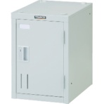 TRUSCO ミニロッカー 1人用 シリンダ錠式 ホワイト SHW1A 1台