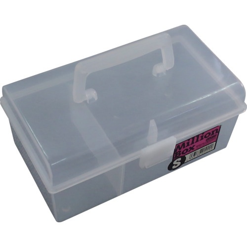 明邦化学工業　ミリオンＢＯＸＳ　透明　ＭＢＯＸ－Ｓ－ＴＭ　１個1