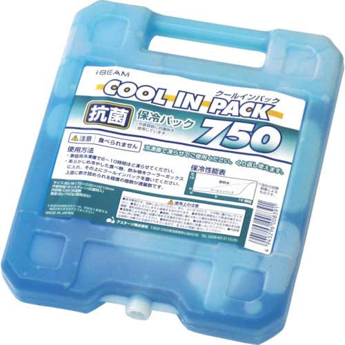ＪＥＪアステージ　Ｉ．ＢＥＡＭ　クールインパック　ハード　７５０Ｇ　ＣＰＨ－７５０　１個1