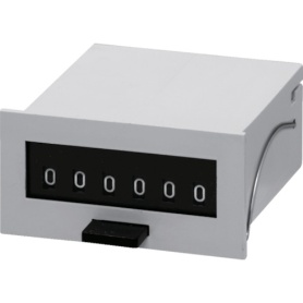 ライン精機　電磁カウンター（リセットツキ）６桁　ＭＣＦ－６Ｘ　ＡＣ１００Ｖ　１個