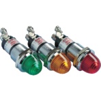 坂詰製作所　ランプ交換型超高輝度ＬＥＤ表示灯（ＡＣ１００Ｖ接続）　赤　φ１６　ＤＯ８－Ｂ６Ｍ－ＡＣ１００Ｖ－Ｒ／Ｒ　１個
