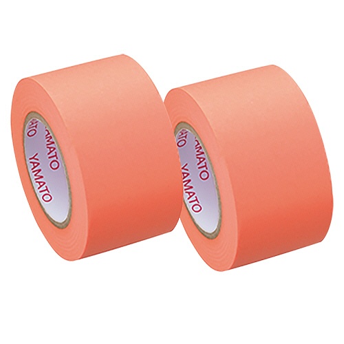 ヤマト　メモック　ロールテープ　蛍光紙　つめかえ用　２５ｍｍ幅　オレンジ　ＷＲ－２５Ｈ－ＯＲ　１パック（２巻）1